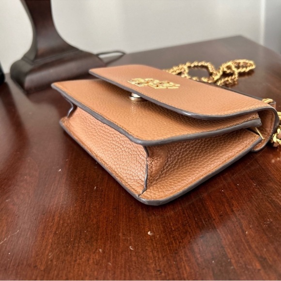 Tory Burch Brown Crossbody Bag with Gold Accents - Picture 8 of 9